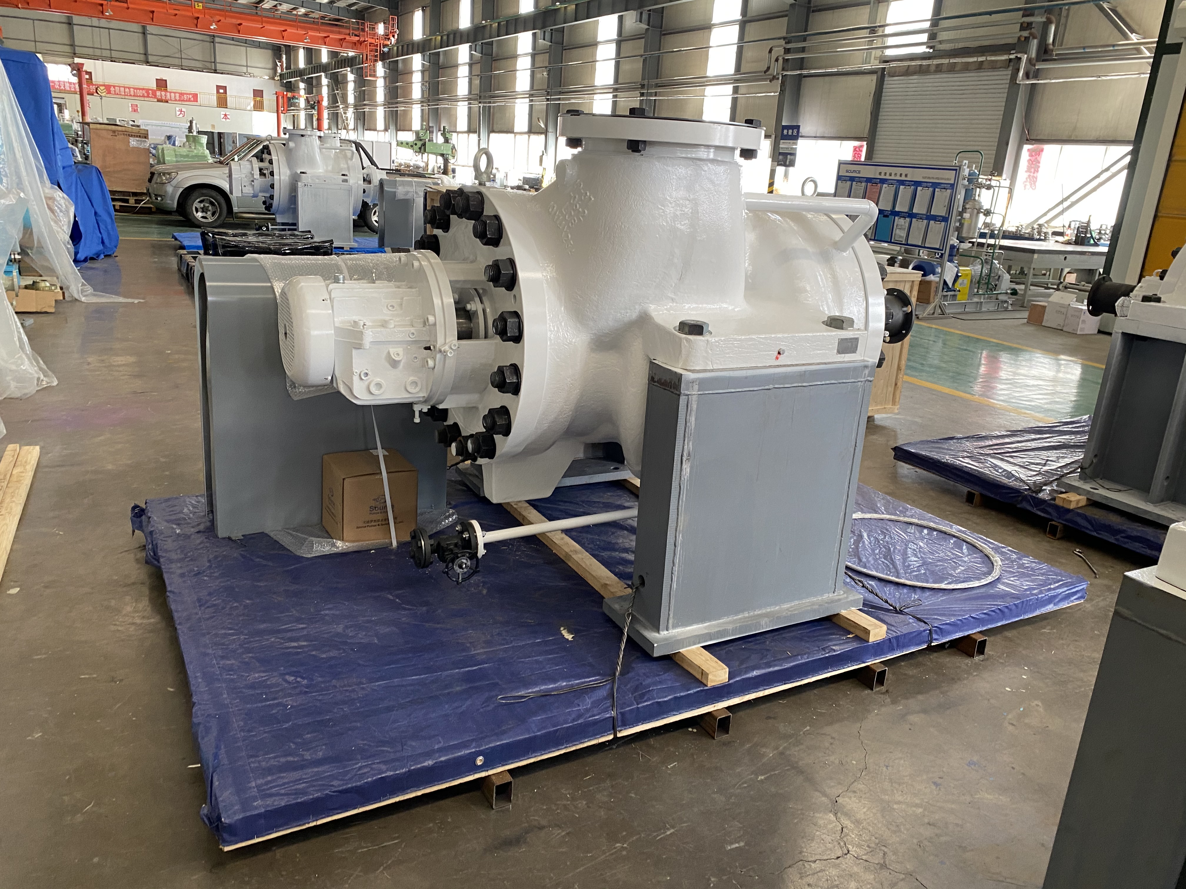 Two-stage BB2 pump exported to Russia Lukoil